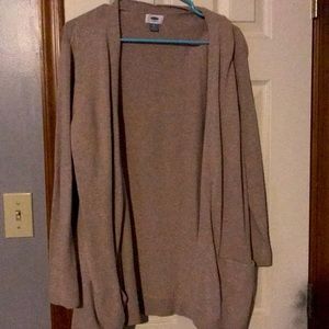 Tan Old Navy Cardigan